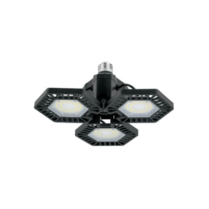 Lámpara LED 50W 6500K con 3 paneles abatibles, VOLTECK