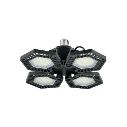Lámpara LED 100W 6500K con 4 paneles abatibles, VOLTECK