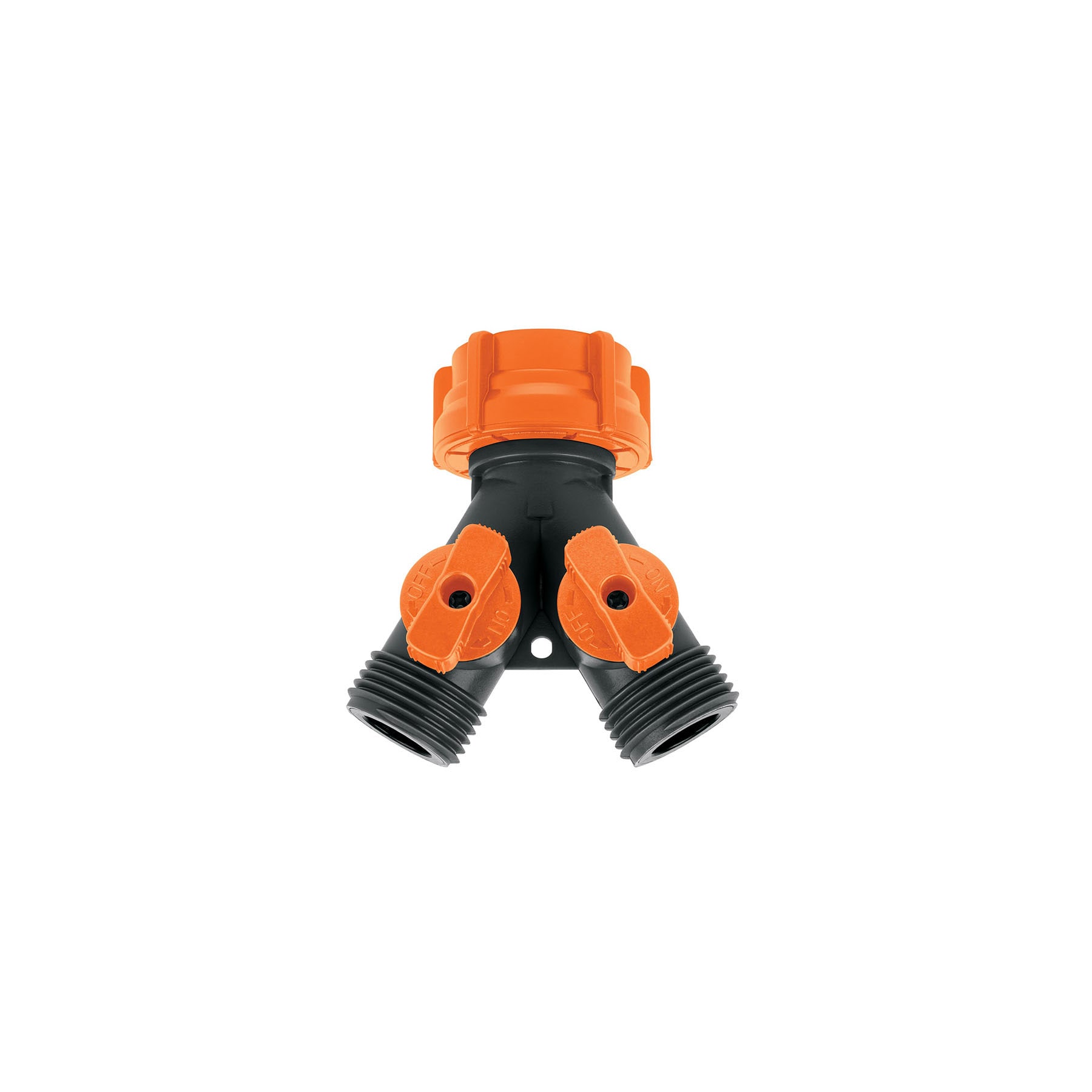 AD-2T.jpg Conector 'Y' 3/4' plástico con tuerca móvil p/manguera AD 2T