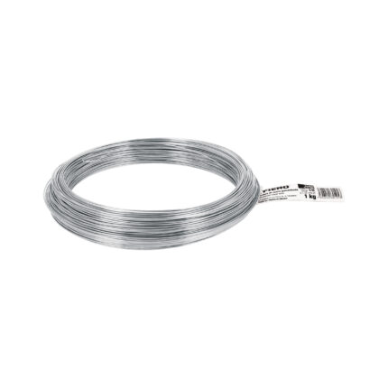 Rollo de 1 kg alambre galvanizado, calibre 18, FIERO