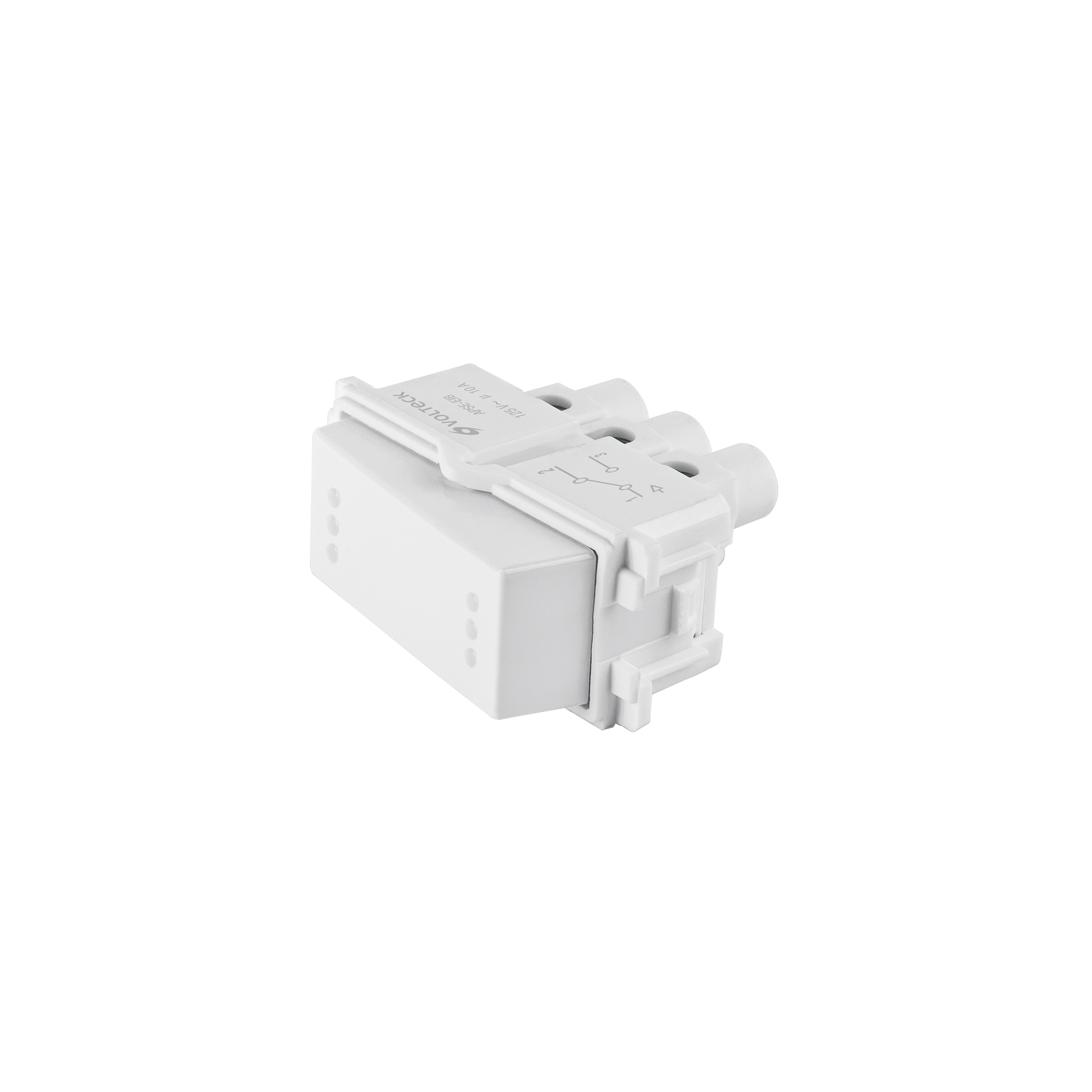 APSE-EIB.jpg Interruptor de 3 vías, línea Italiana, color blanco, VOLTECK APSE EIB