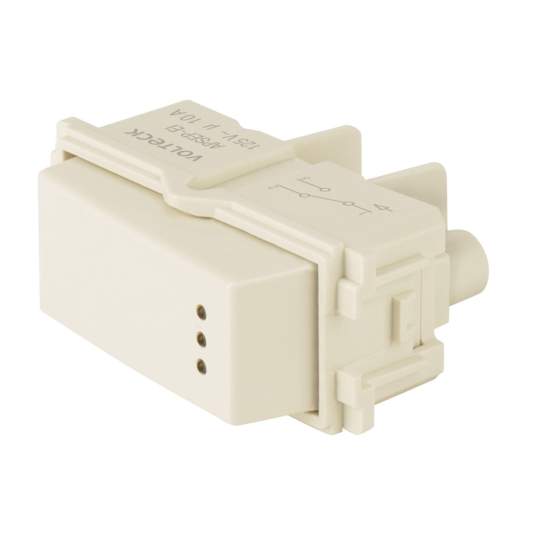 APSEP-EI.jpg Interruptor de 3 vías con luz piloto, línea Italiana, marfil APSEP EI