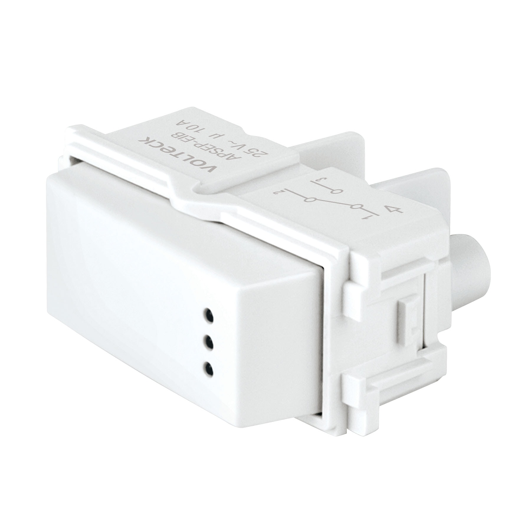 APSEP-EIB.jpg Interruptor de 3 vías con luz piloto, línea Italiana, blanco APSEP EIB