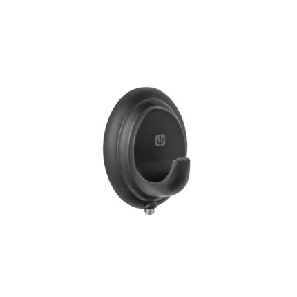 Gancho sencillo para toallas, negro, FOSET AQUA