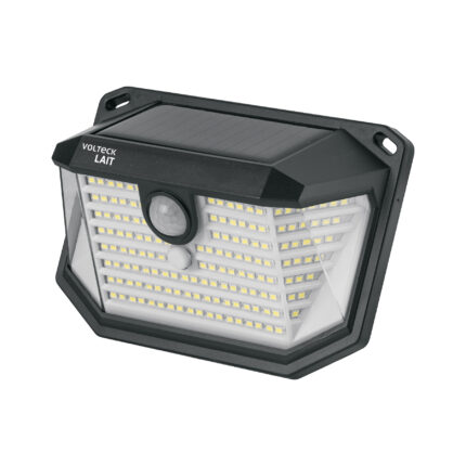 Luminario solar LED 3W 6500K, sensor de movimiento, VOLTECK
