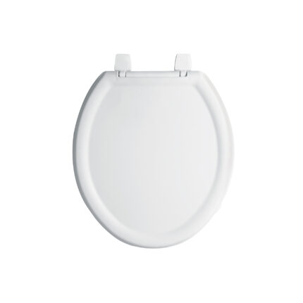 Asiento redondo ligero para WC, abierto, blanco, BASIC