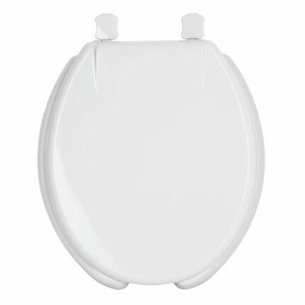 Asiento redondo para WC, abierto, blanco, AQUA