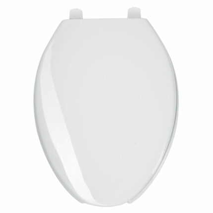 Asiento alargado para WC, abierto, blanco, AQUA