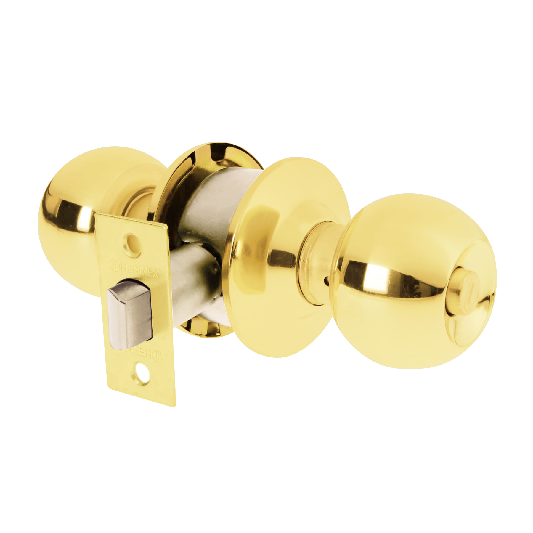BAL-LB-BP.jpg Cerradura tipo esfera, cilíndrico, baño, brillante, BASIC BAL LB BP