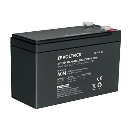 Batería sellada de plomo-ácido 12 Vcc 9 Ah, VOLTECK