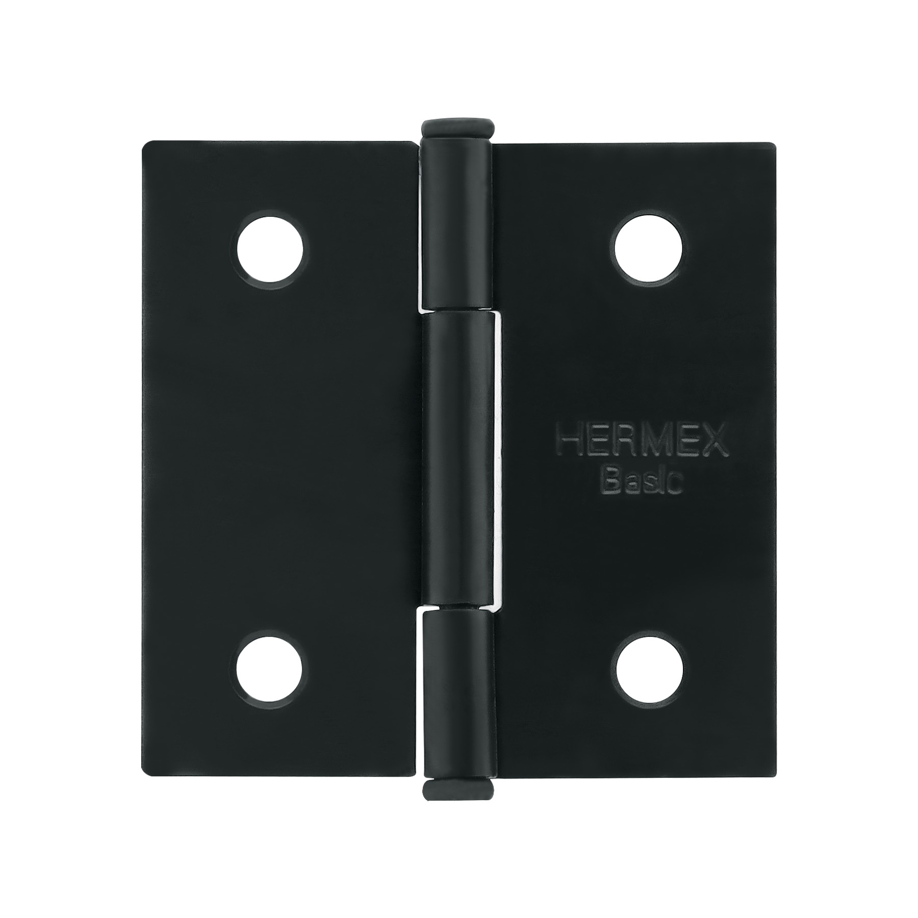 BC-206PP.jpg Bisagra cuadrada 2', acero negro mate, cabeza plana, BASIC BC 206PP