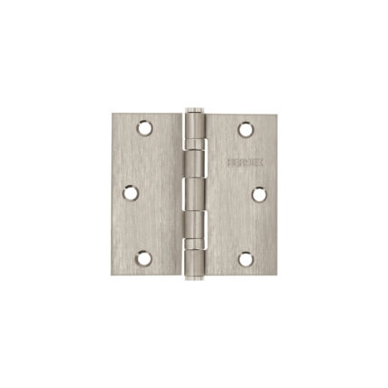 Bisagra cuadrada 3-1/2', acero inox, cabeza plana, HERMEX
