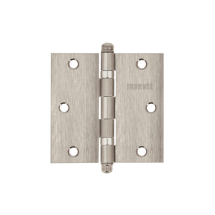 Bisagra cuadrada 3-1/2', acero inox, cabeza redonda, HERMEX