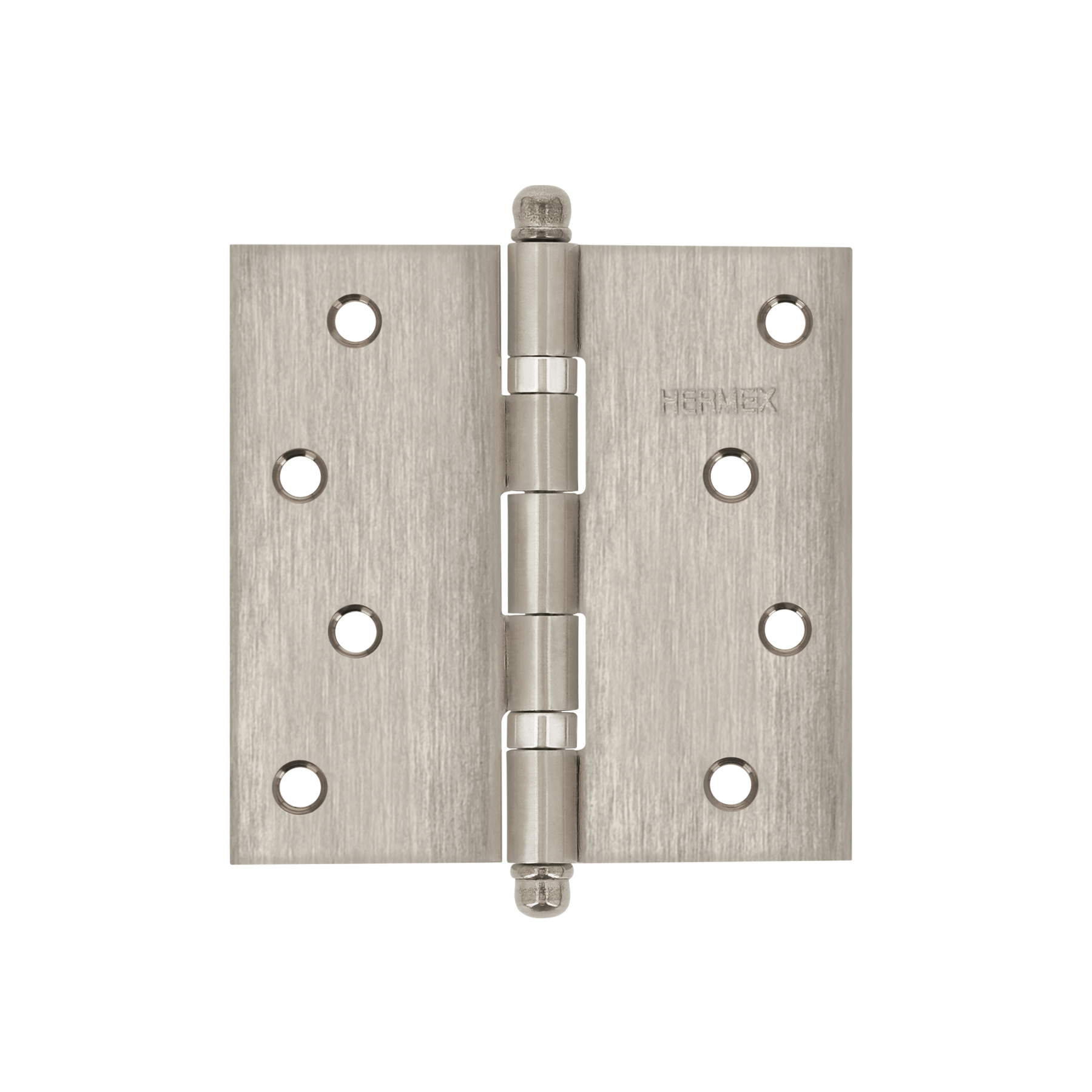 BC-404R.jpg Bisagra cuadrada 4', acero inox, cabeza redonda, HERMEX BC 404R