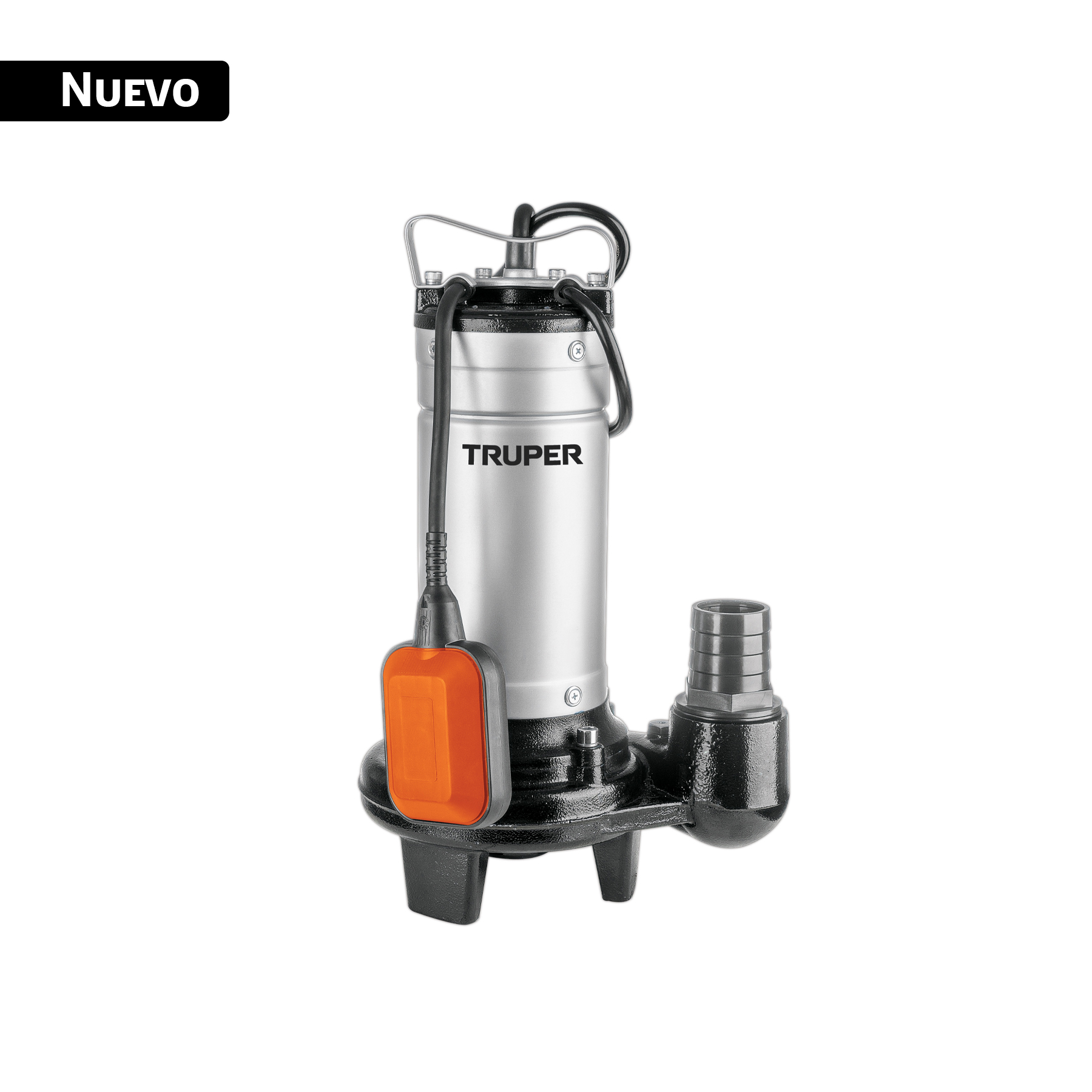 BOS-1SI.jpg Bomba sumergible, 1 HP acero inox/hierro, para agua sucia BOS 1SI