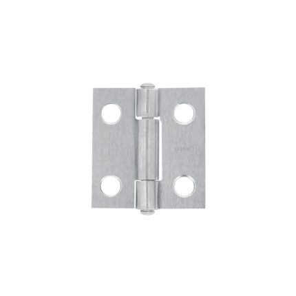 Bisagra rectangular 1 x 7/8', acero natural, HERMEX