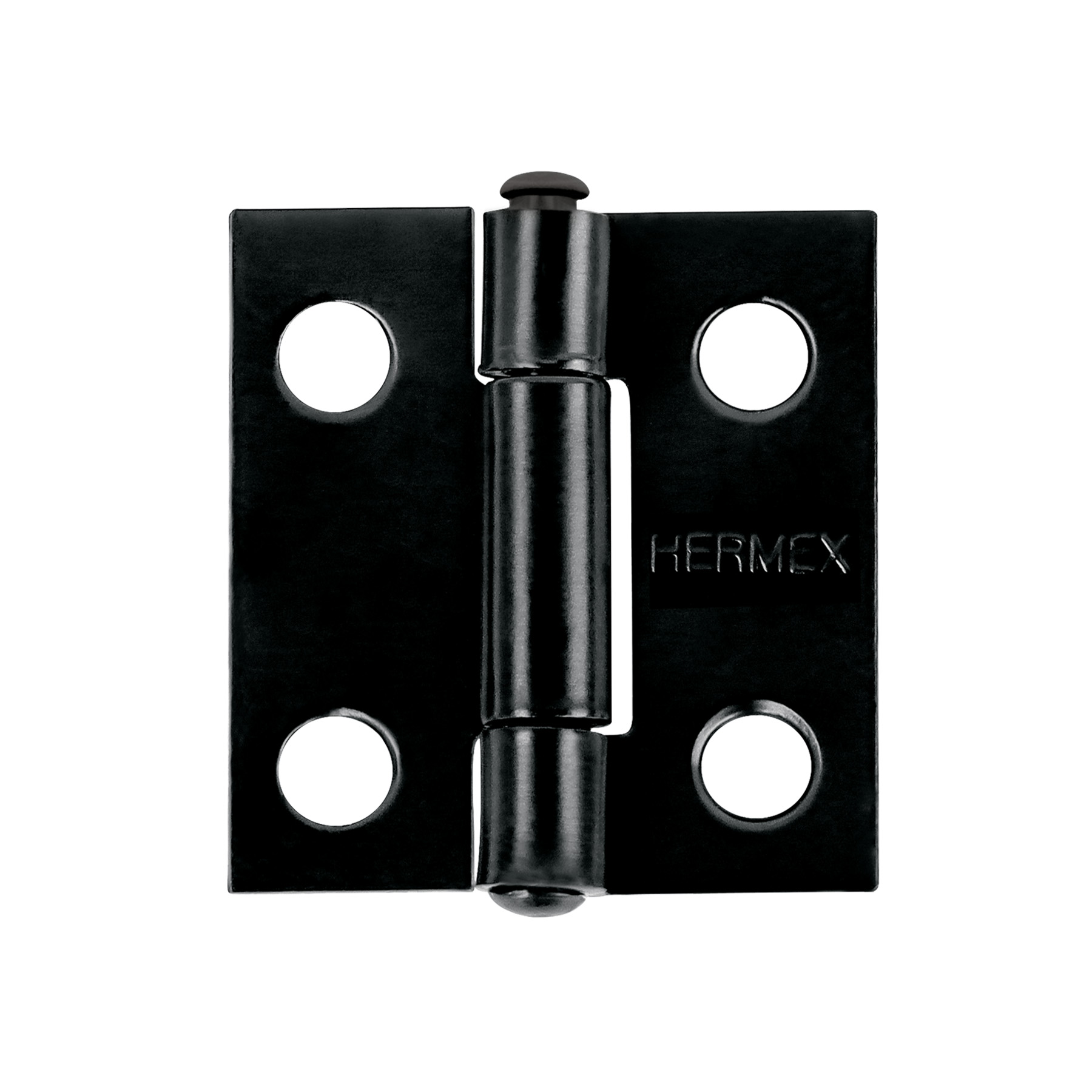 BR-106.jpg Bisagra rectangular 1 x 7/8', acero negro mate, HERMEX BR 106