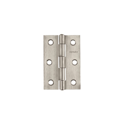 Bisagra rectangular 3 x 2', acero inoxidable, HERMEX