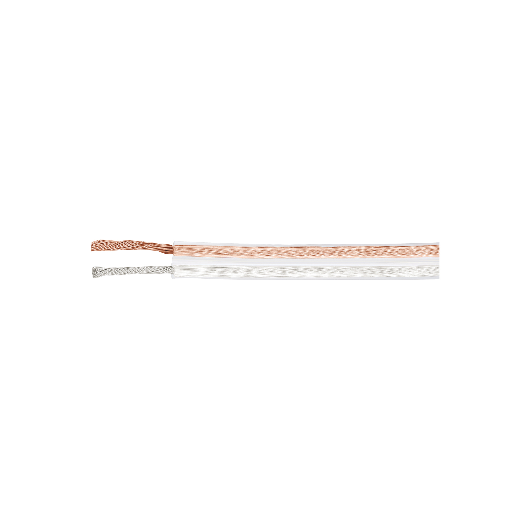 CABO-18P.jpg Rollo de 100 m cable polarizado transparente p/bocina 18 AWG CABO 18P