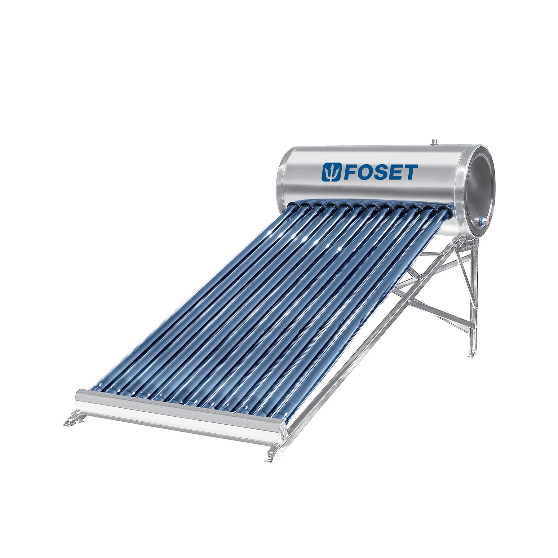 CALE-12SB.jpg Calentador solar, 12 tubos, 150L, 4 personas, FOSET BASIC CALE 12SB