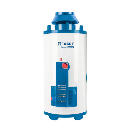 Calentador de paso, rápida recup, 9L, 2 serv, gas LP, FOSET