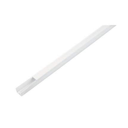 Canaleta de 1 vía 17 x 20 mm con adhesivo, 2 metros, VOLTECK