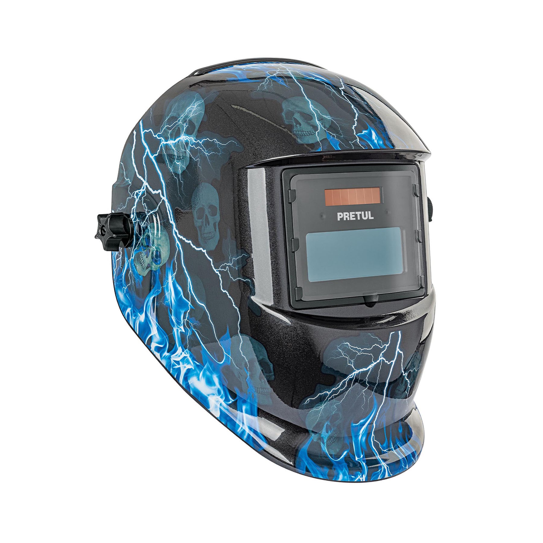 CAREL-11RP.jpg Careta electrónica para soldar sombra 9-13, rayos, PRETUL CAREL 11RP
