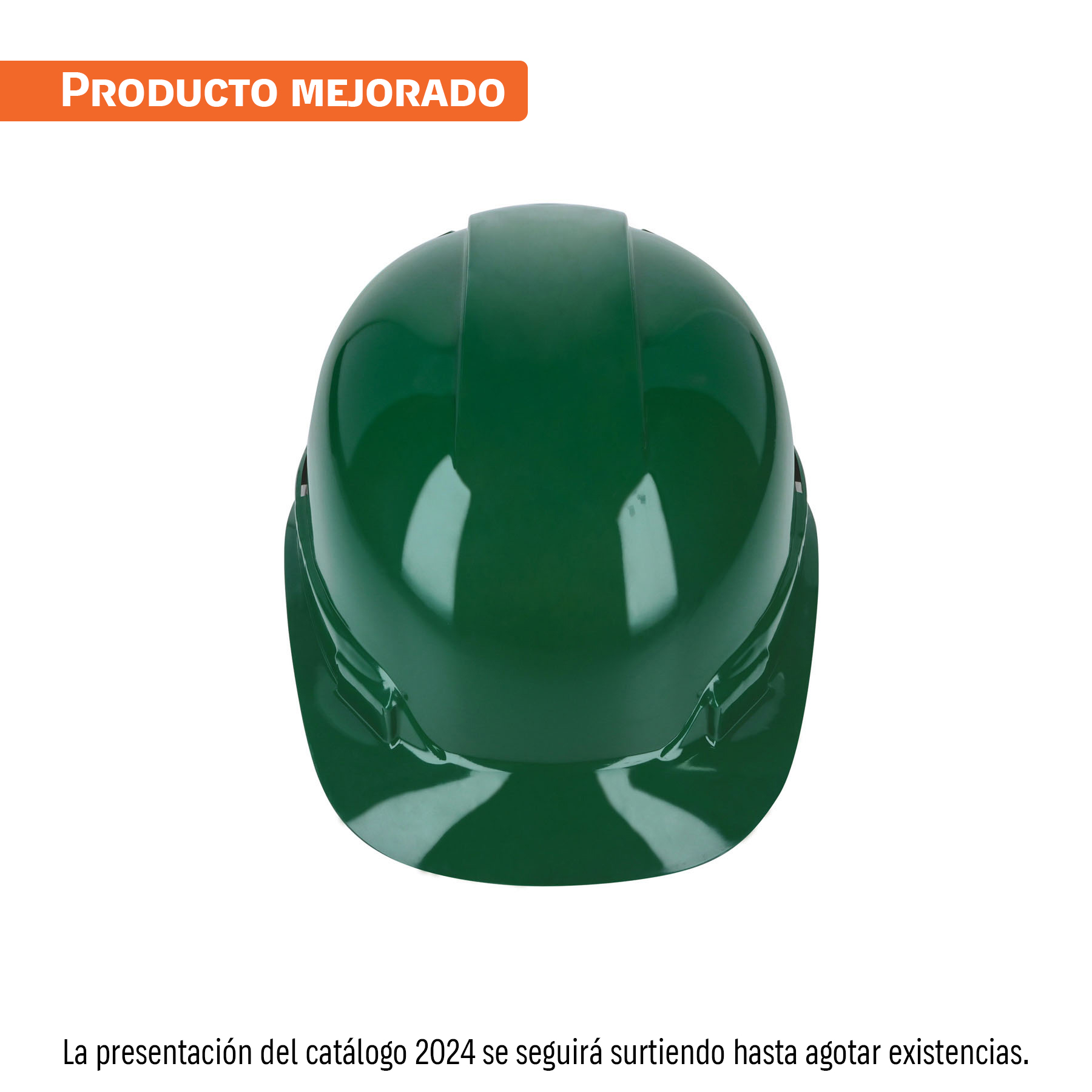 CAS-V.jpg Casco de seguridad, ajuste de matraca, verde, TRUPER CAS V
