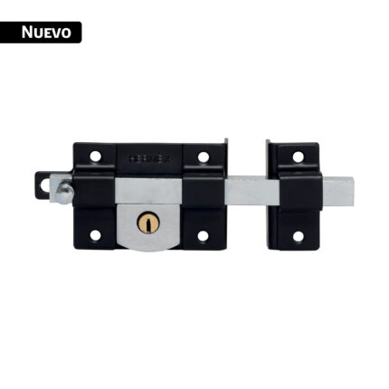 Cerradura de barra libre, derecha, negra, HERMEX