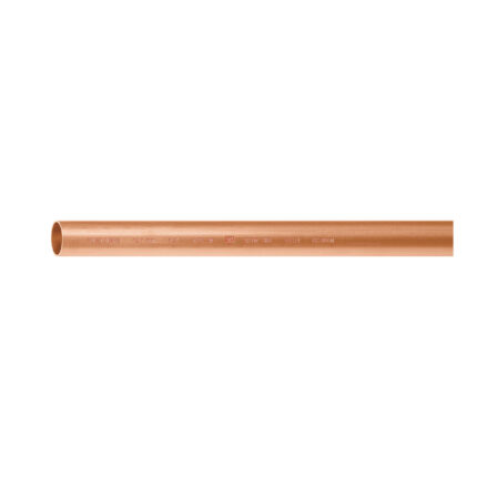 Tubo rígido de cobre 1/2' tipo 'M', 3m, 0.9kg, FOSET