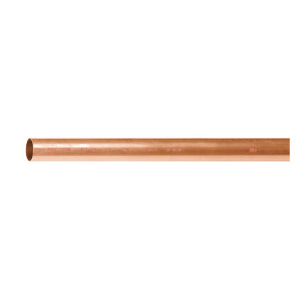 Tubo rígido de cobre 1/2' tipo 'N', 3m, 0.5kg, FOSET