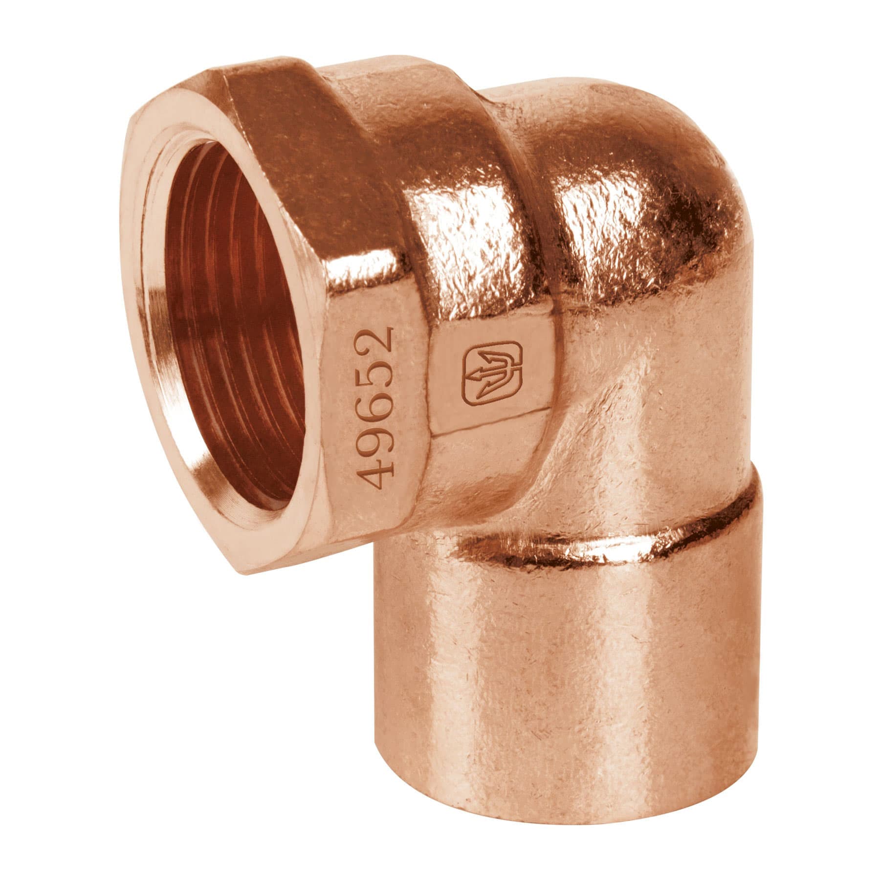 CC-503.jpg Codo 90° de cobre, rosca interior 1', FOSET CC 503