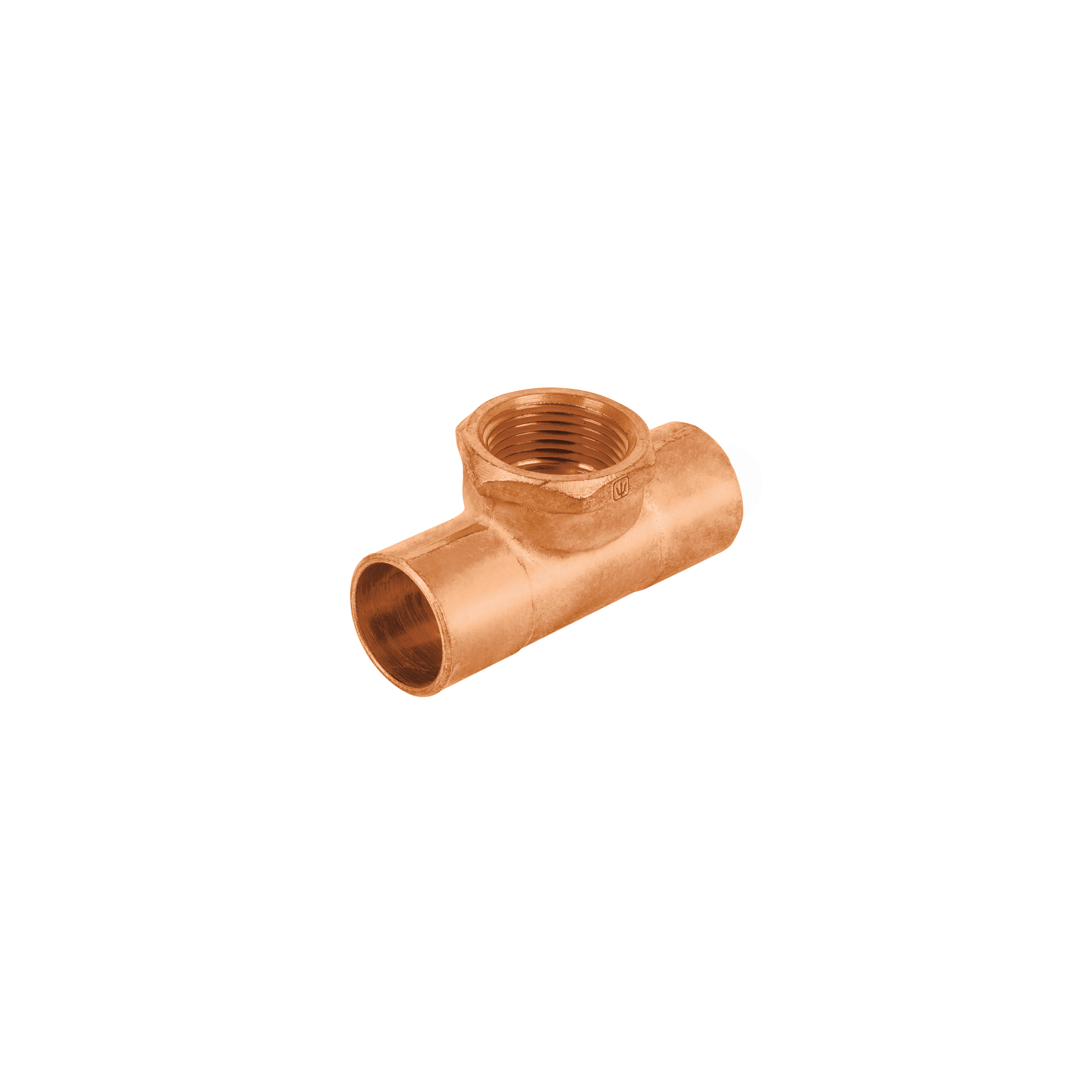 CC-702.jpg Tee de cobre rosca interior central 3/4', FOSET CC 702