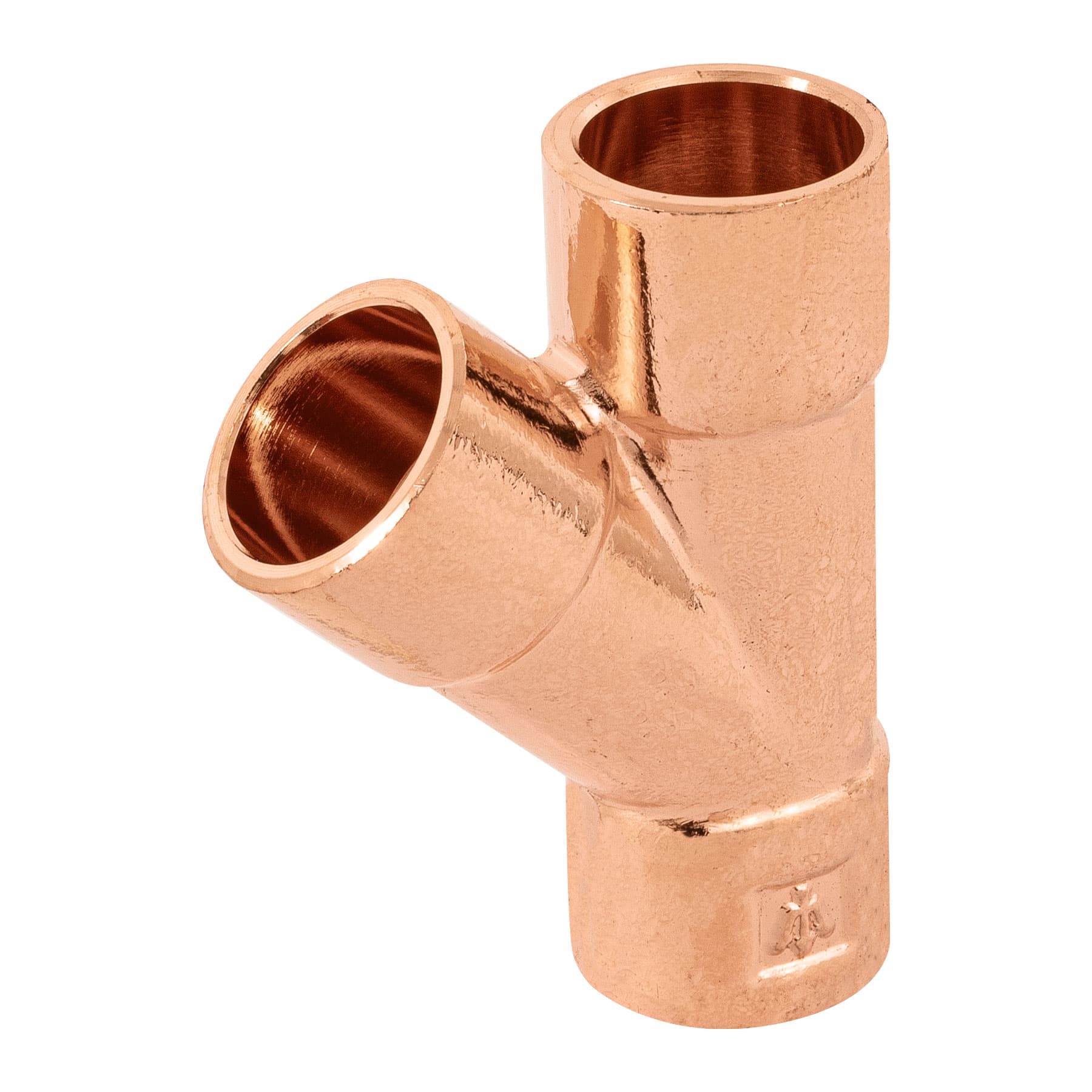 CC-801.jpg Yee sencilla de cobre 1/2', FOSET CC 801