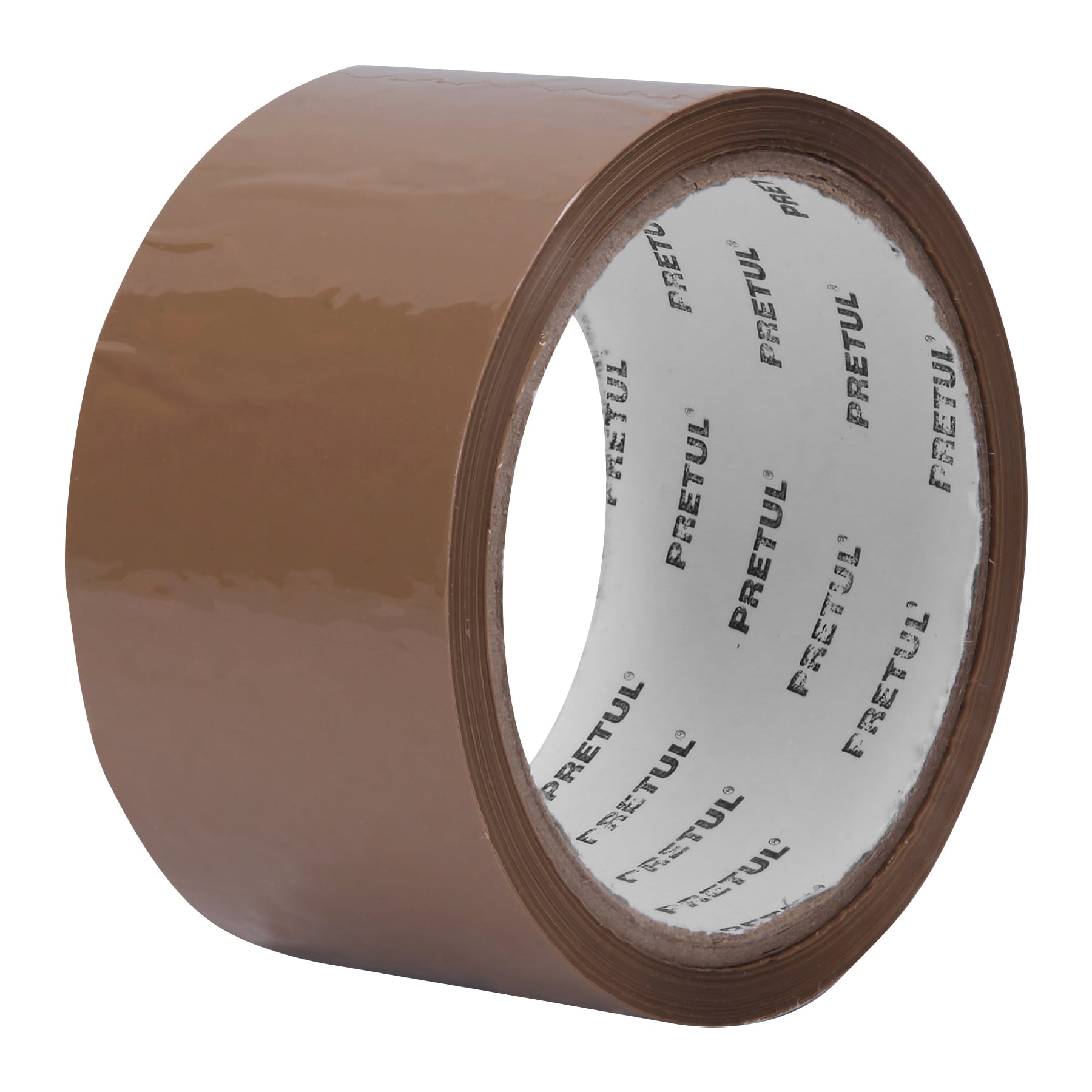 CCA-40P-1.jpg Cinta de empaque 48 mm x 40 m canela, PRETUL CCA 40P 1