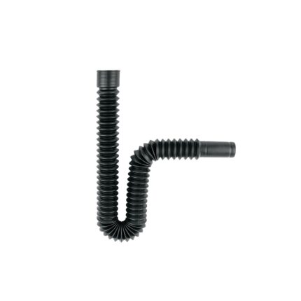 Céspol flexible de PP negro, para lavabo o fregadero, FOSET
