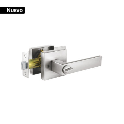 Cerradura manija 'Módena' p/baño, cromo mate, HERMEX