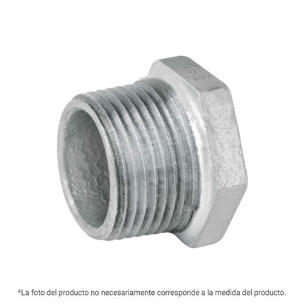 Reducción bushing acero galvanizado 2x1', FOSET