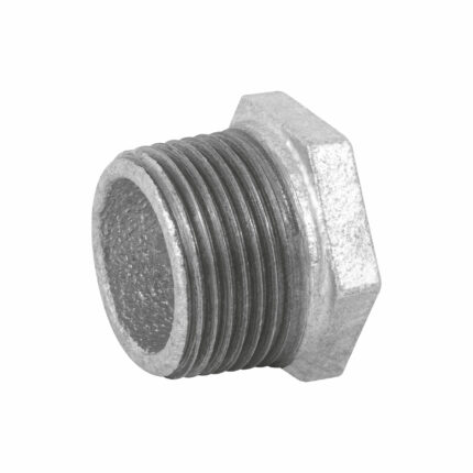 Reducción bushing acero galvanizado 1'x1/2', FOSET