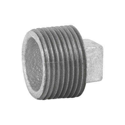 Tapón macho 1' de acero galvanizado, FOSET
