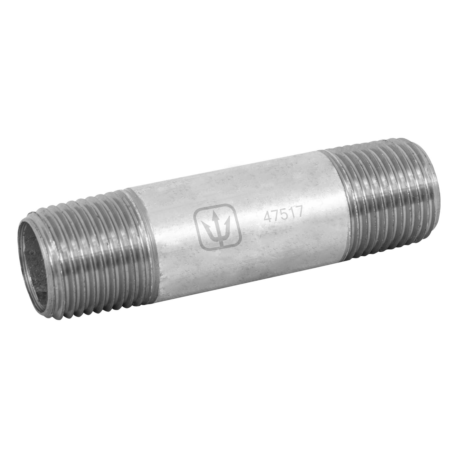 CG-402.jpg Niple de acero galvanizado 1/2' x 3', FOSET CG 402