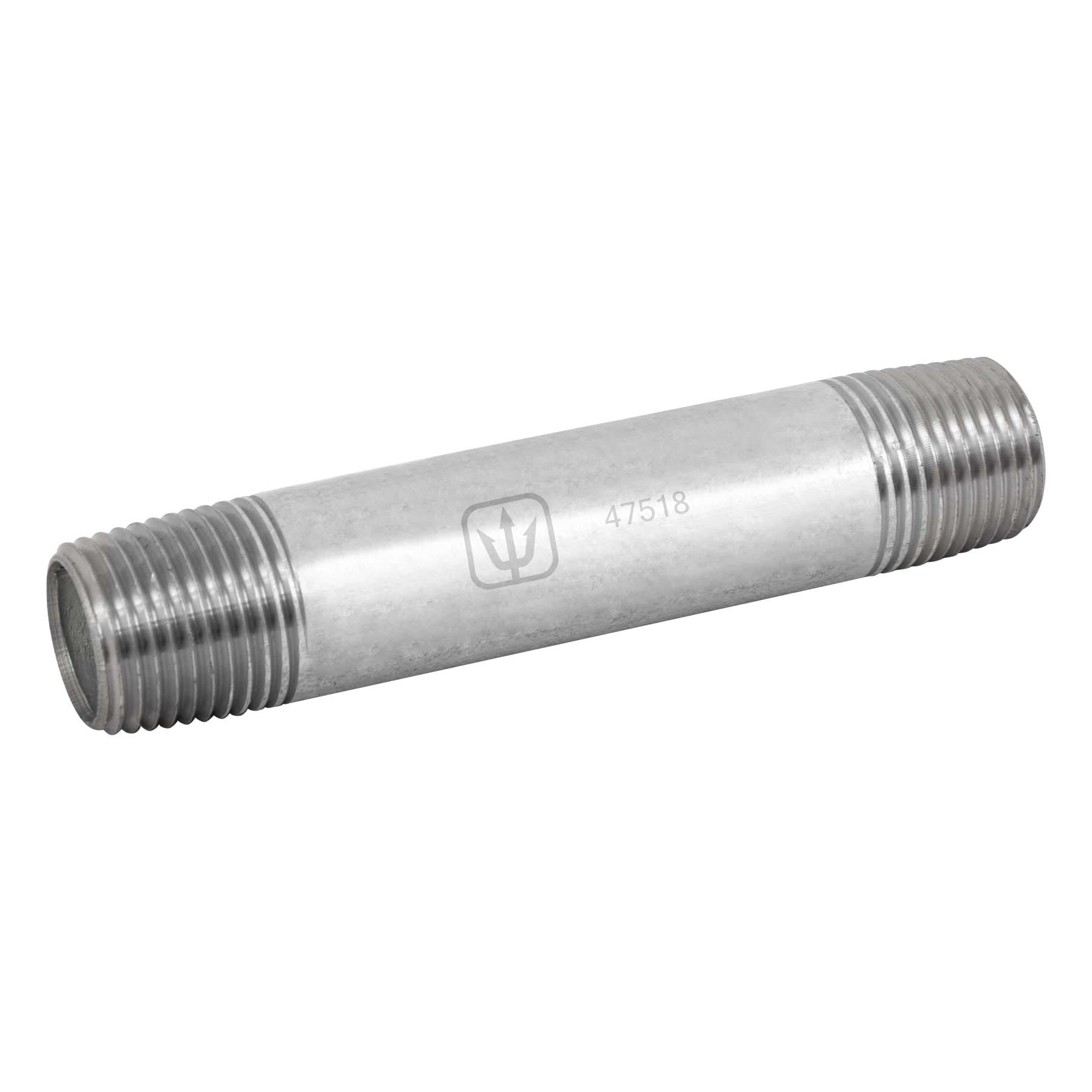 CG-403.jpg Niple de acero galvanizado 1/2' x 4', FOSET CG 403