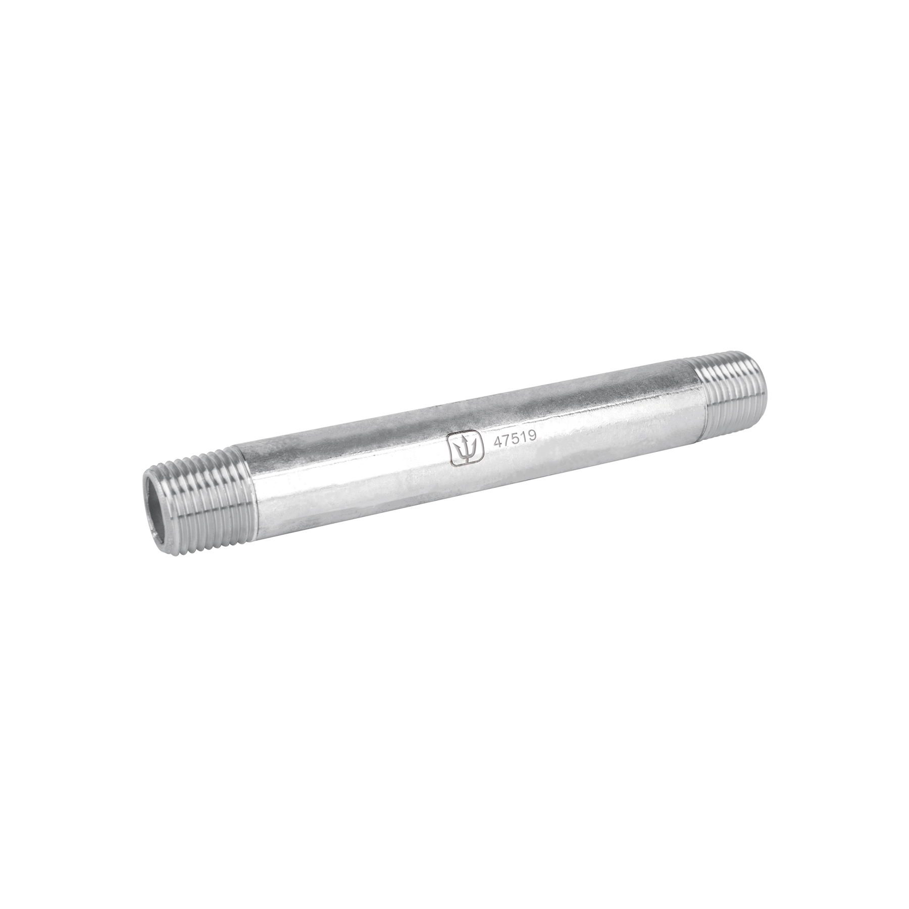 CG-404.jpg Niple de acero galvanizado 1/2' x 6', FOSET CG 404