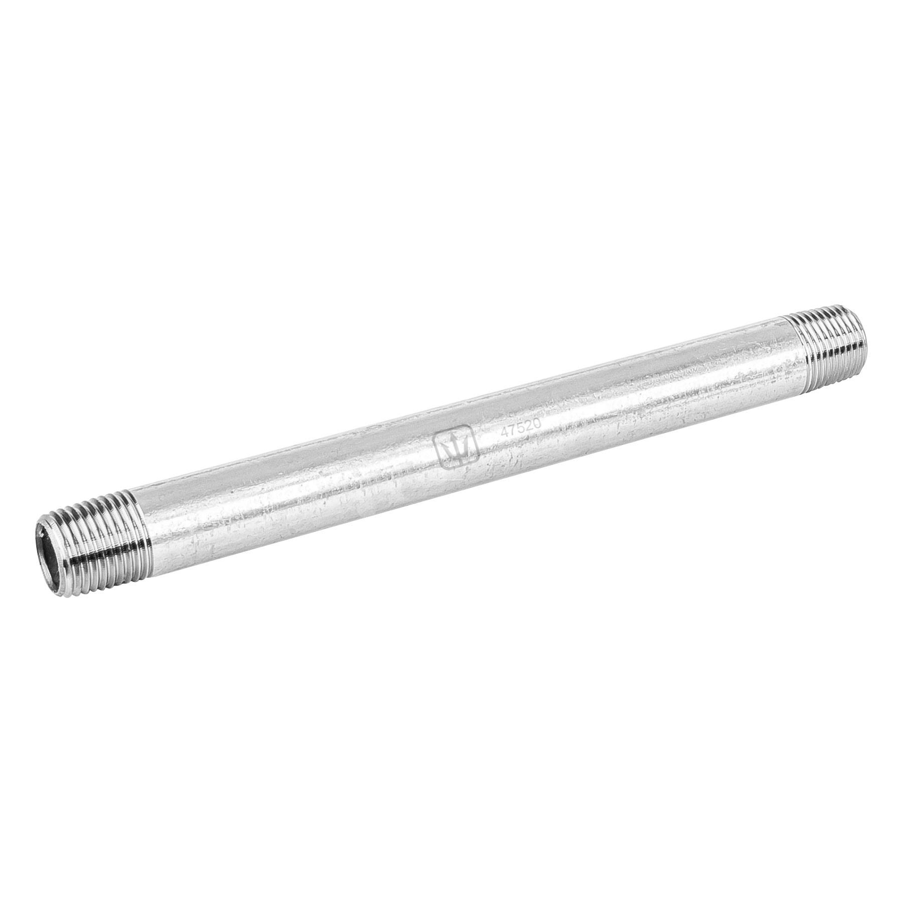 CG-405.jpg Niple de acero galvanizado 1/2' x 8', FOSET CG 405