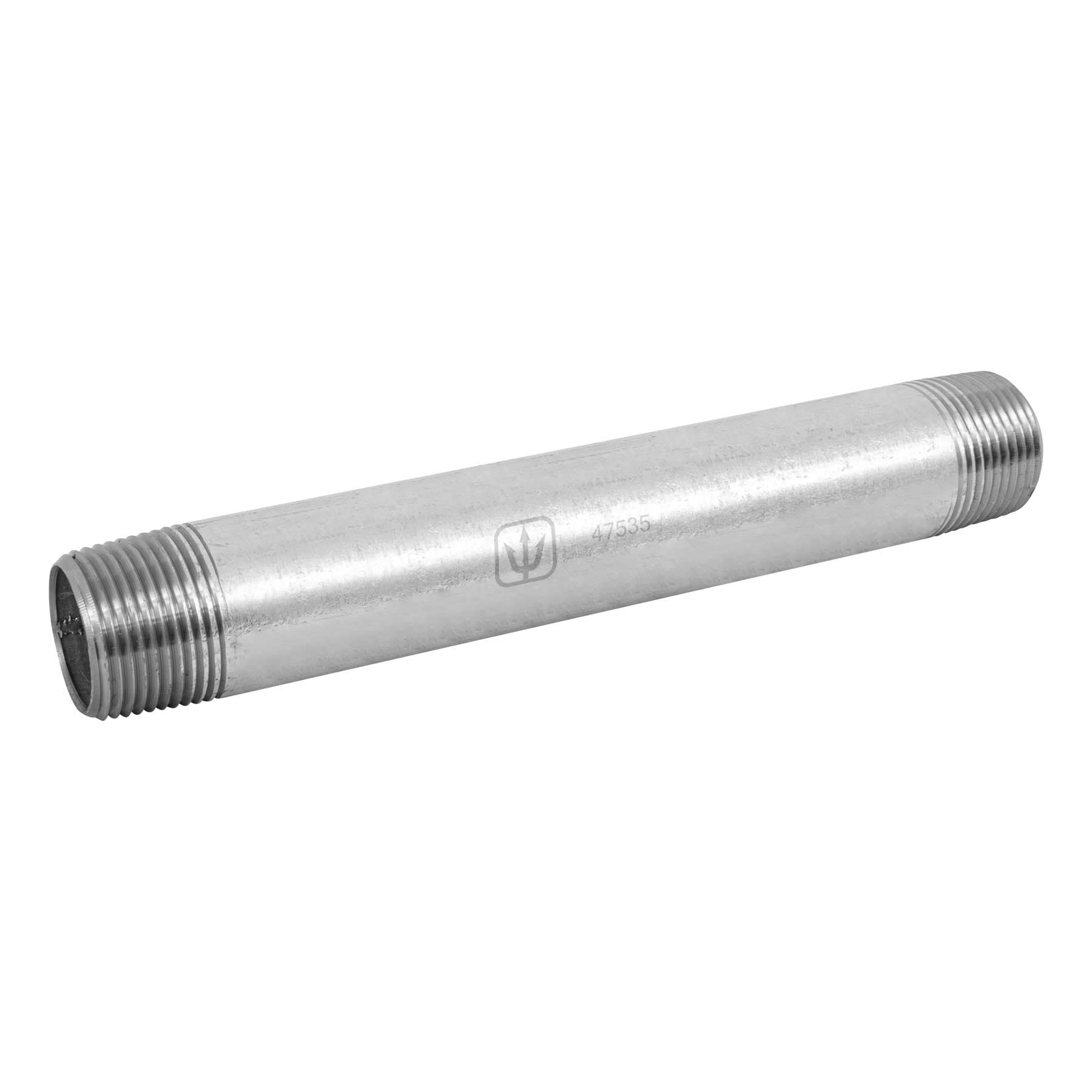 CG-420.jpg Niple de acero galvanizado 1' x 8', FOSET CG 420