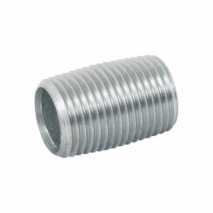 Niple de acero galvanizado 1/2' cuerda corrida, FOSET