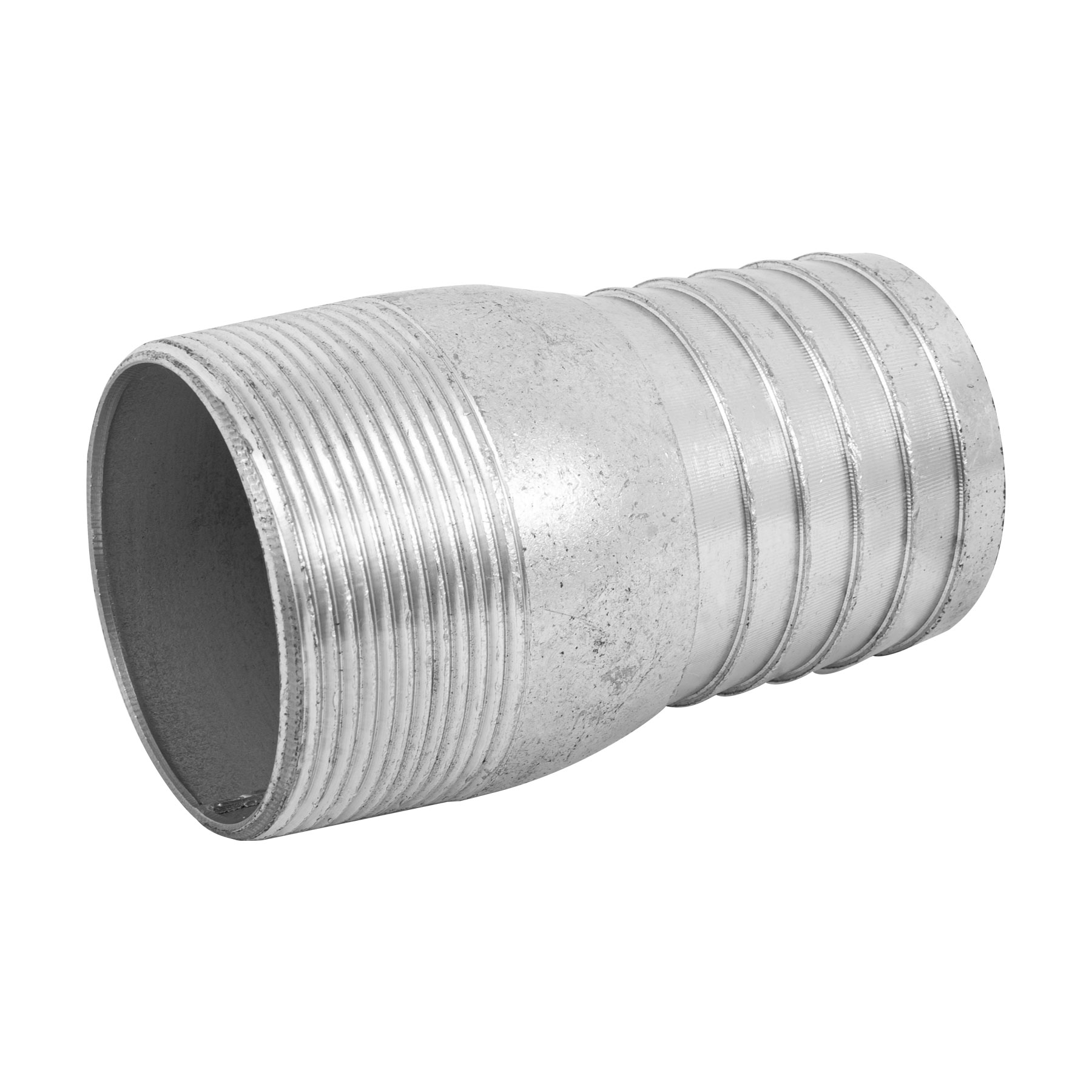 CG-485.jpg Niple de acero galvanizado 2' tipo botella, FOSET CG 485