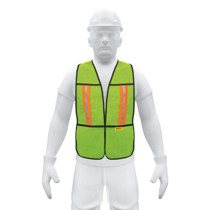 Chaleco de seguridad con cintas reflejantes, amarillo,PRETUL