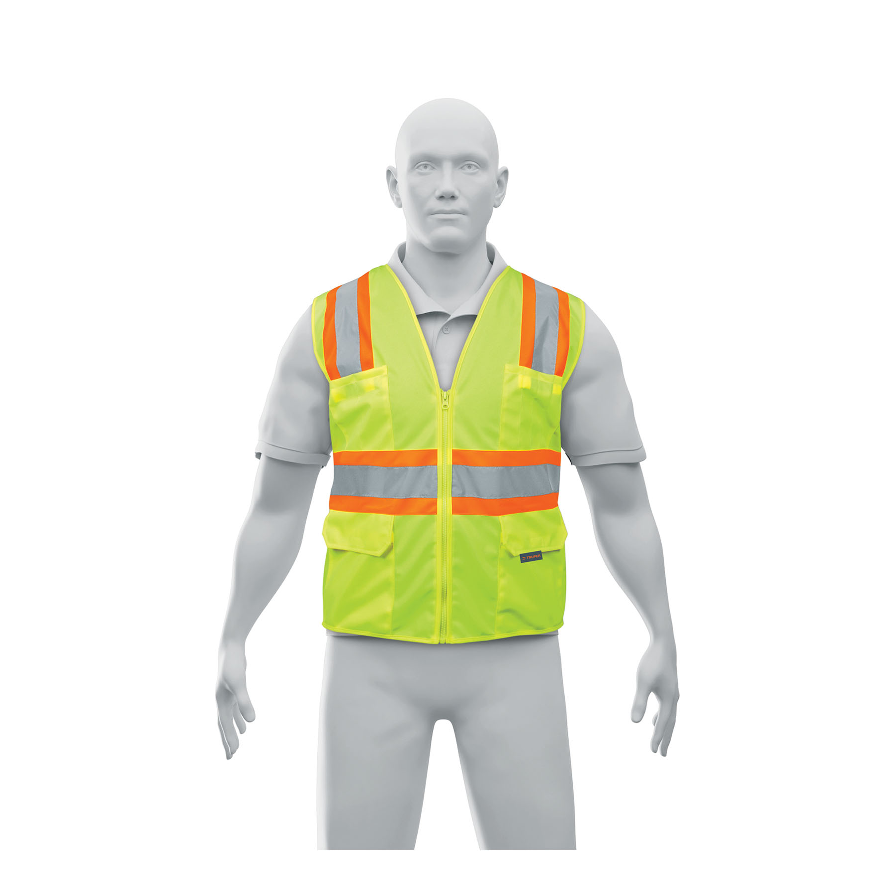 CHS-700V.jpg Chaleco de seguridad amarillo máxima visibilidad y 6 bolsas CHS 700V