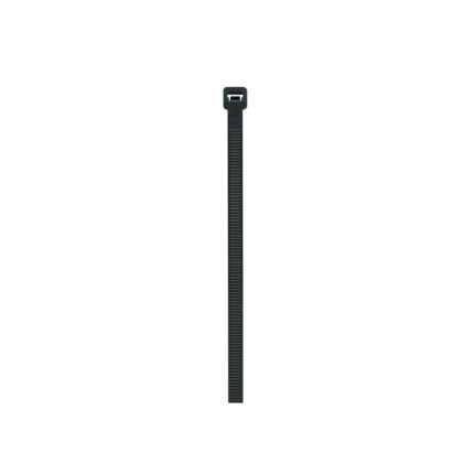 Bolsa con 10 cinchos plásticos 120 lb, 300 x 7.5 mm, negro